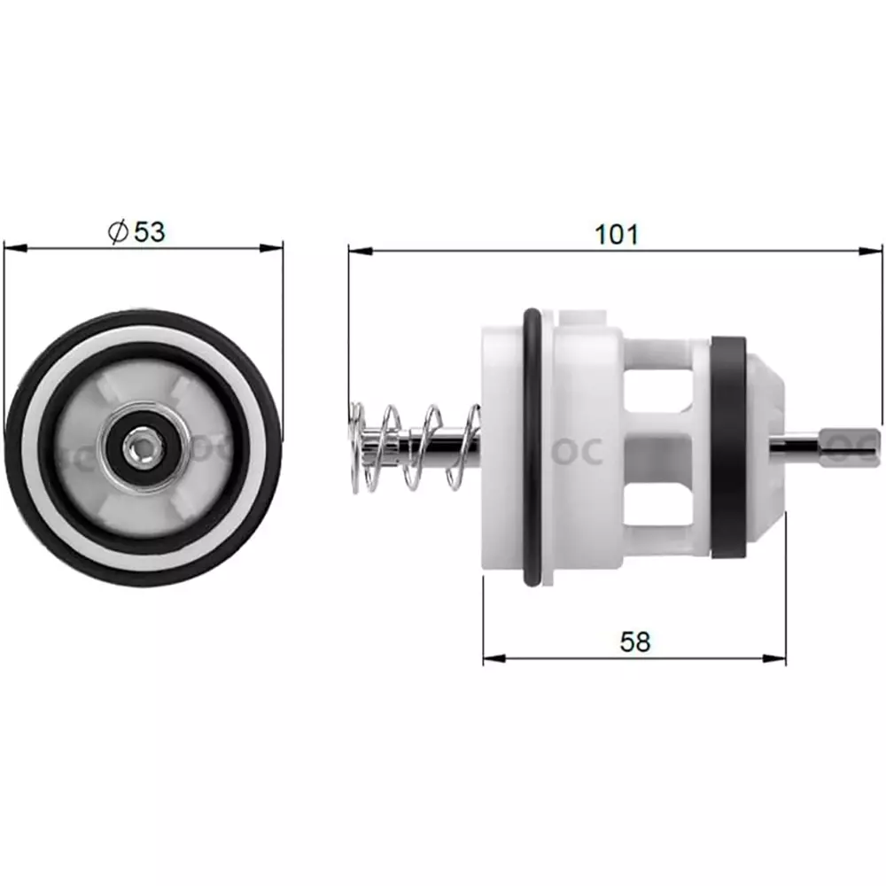 Kit Reparo Válvula Descarga Hydra Max Blukit